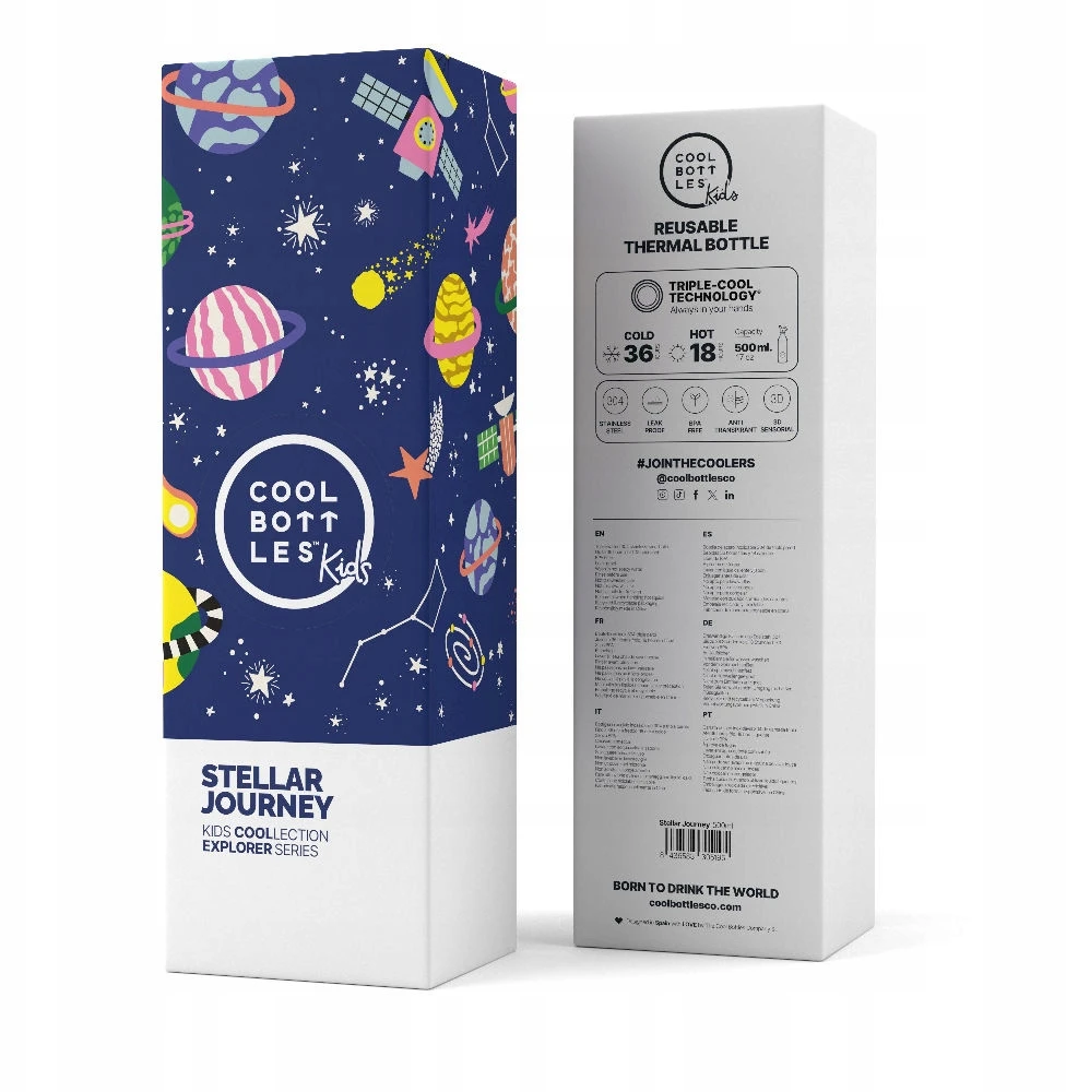 Cool Bottles Thermo Bottle Kids 500 ml Stellar Journey
