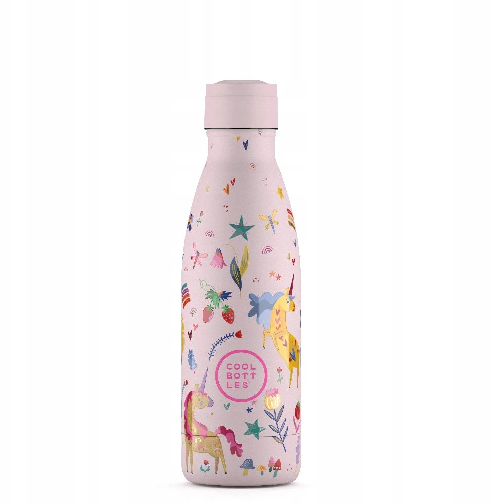 Cool Bottles Thermo buteliukas vaikams 350 ml Triple cool Funny Unicorns