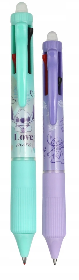 Cool Pack Automatinis ištrinamas tušinukas Disney Fashion "STITCH PASTEL", Multicolor 4 in1, 0,5mm