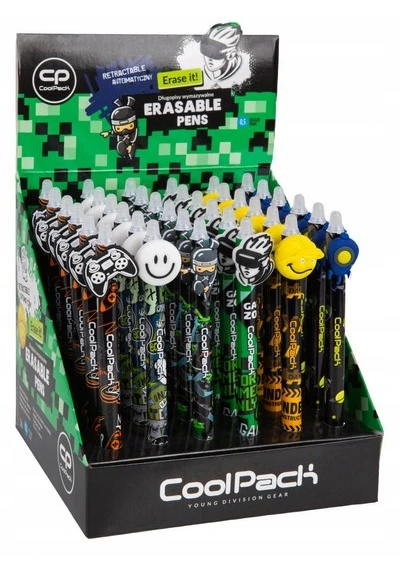 Cool Pack COLORINO DŁUGOPIS WYMAZYWALNY ŚCIERALNY AUTOMATYCZNY BOYS 1 sztuka Mix