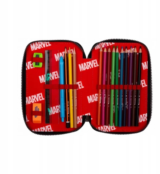 Cool Pack Coolpack "avengers" 2 skyrių su įranga pieštukinė