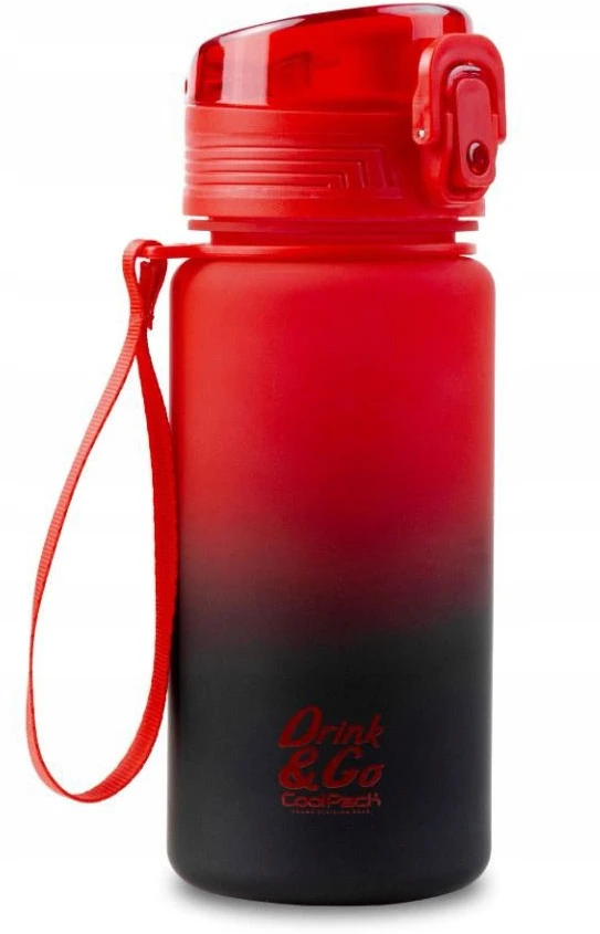 Cool Pack COOLPACK Gertuvė 56223CP, juoda/raudona, plastikas, 0.4 l