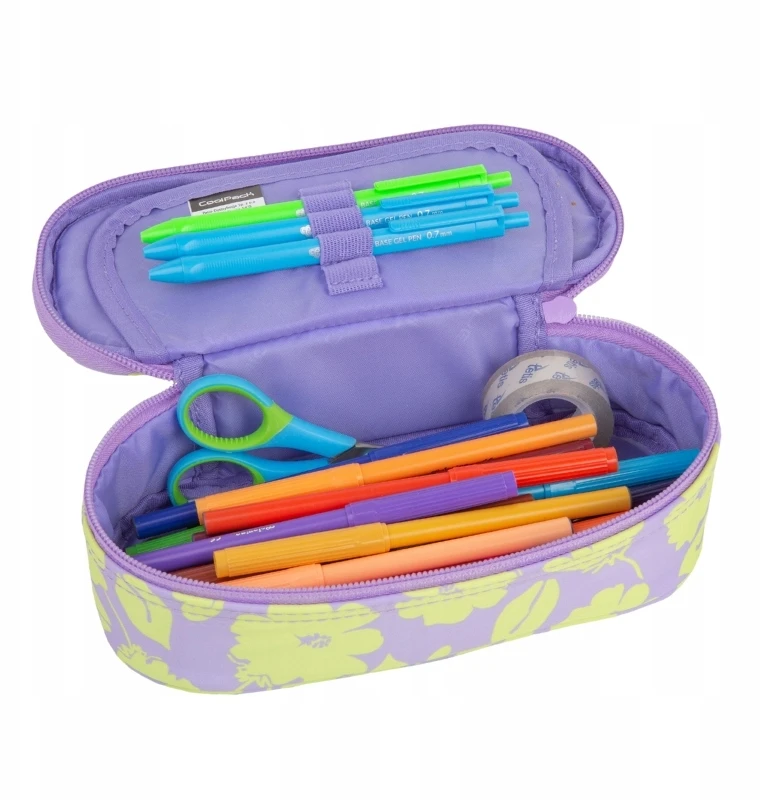 Cool Pack Coolpack Campus Flores Lila - Mokyklinė pieštukinė, 22x10x6cm