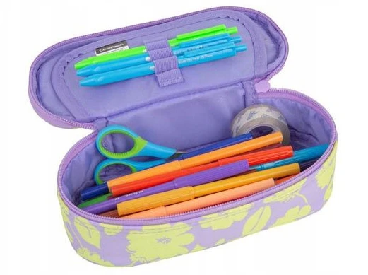 Cool Pack Coolpack Campus Flores Lila - Mokyklinė pieštukinė, 22x10x6cm