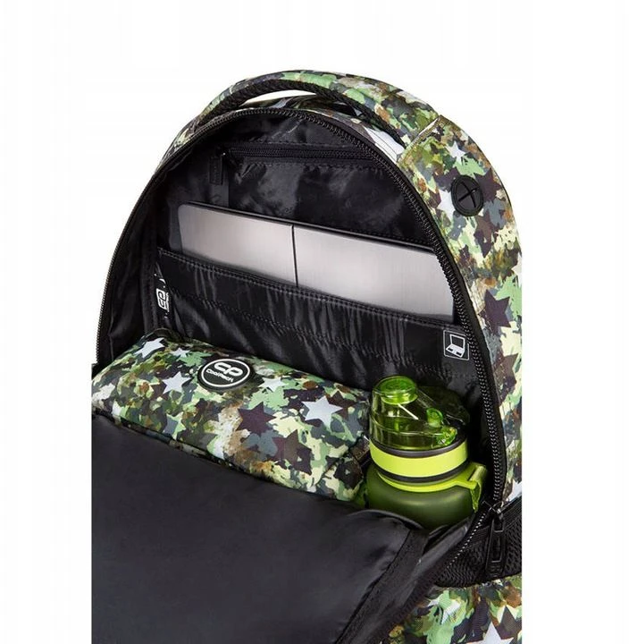Cool Pack Coolpack Factor kuprinė paaugliams, 29l, daug skyrių, Army Stars