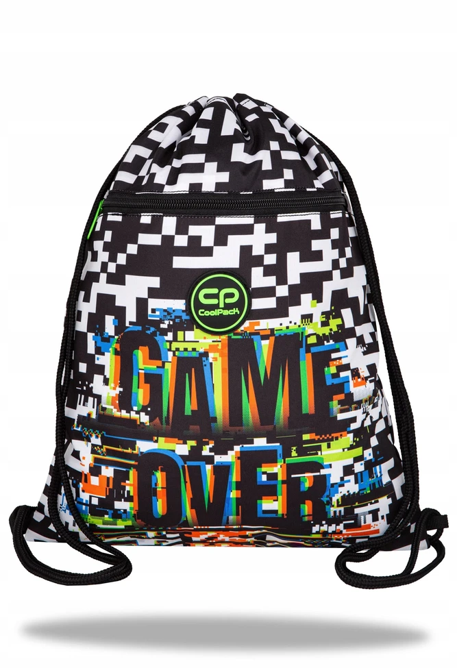Cool Pack Coolpack "game Over" kuprinė berniukui 1-3 klasei, su dėklu ir maišeliu