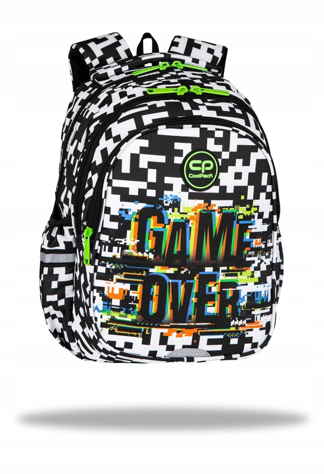 Cool Pack Coolpack "game Over" kuprinė berniukui 1-3 klasei, su dėklu ir maišeliu