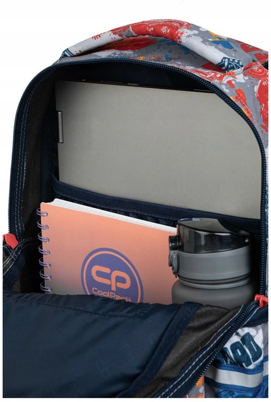 Cool Pack Coolpack Jerry kuprinė berniukams, 21 l, juoda, daugiaspalvė