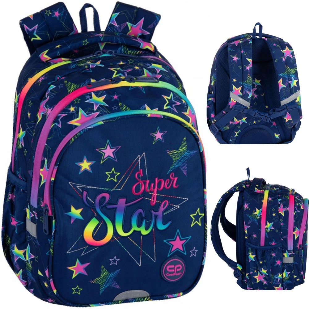 Cool Pack Coolpack Jerry Mokyklinė kuprinė klasa 1-3 Stars dla dziewczynki F029960