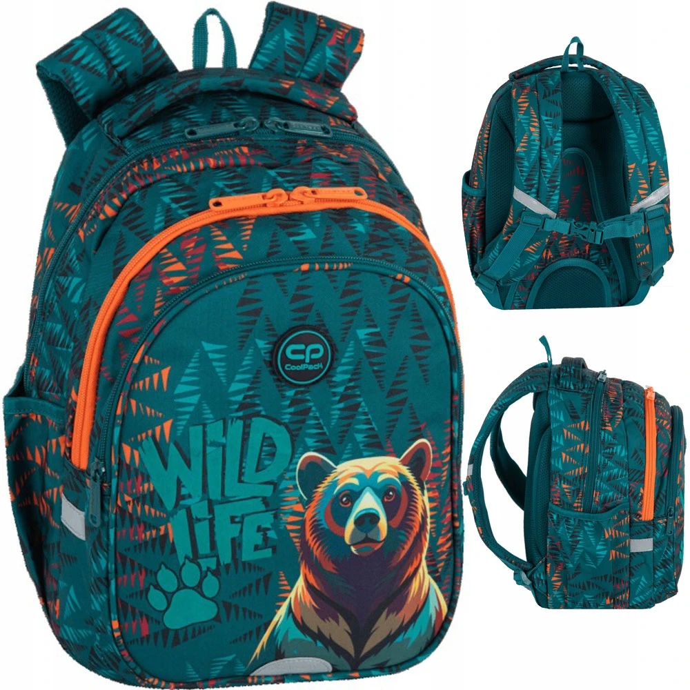 Cool Pack Coolpack Jerry Mokyklinė kuprinė klasa 1-3 Bear dla chłopca F029968