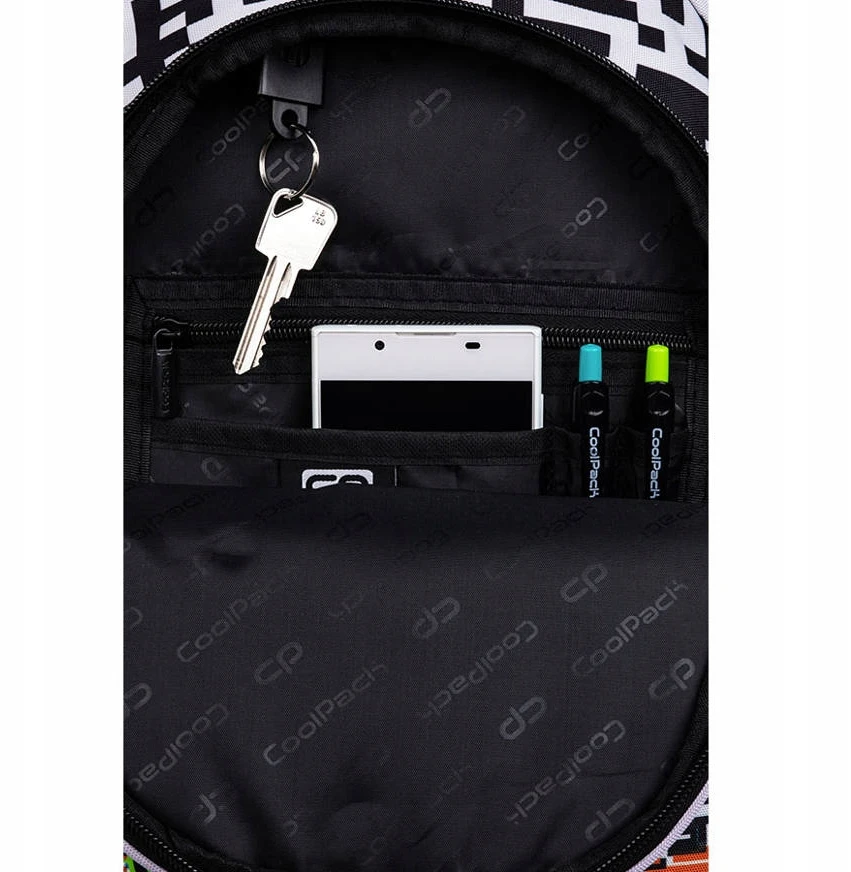 Cool Pack Coolpack Jimmy Led kuprinė berniukams "game Over"