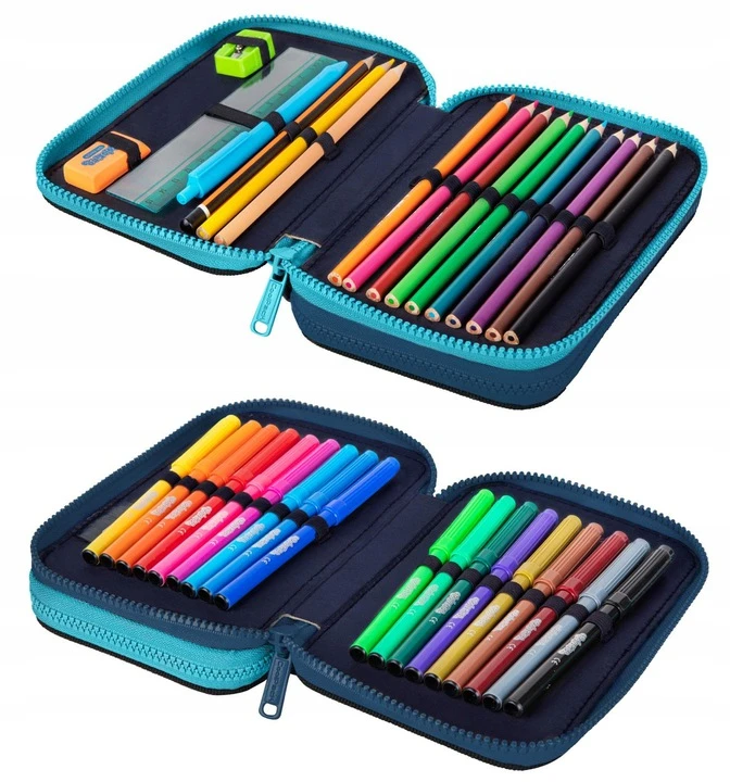 Cool Pack Forminis dviejų skyrių penalas su priedais CoolPack Indian Zoo