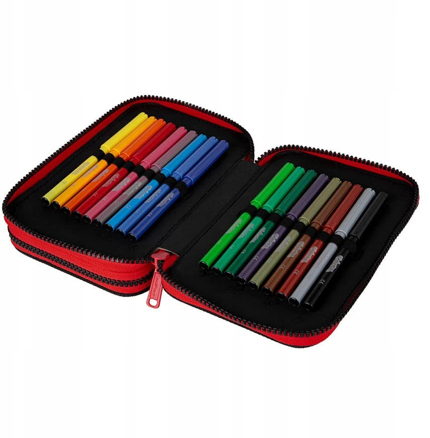 Cool Pack Coolpack Jumper 2 raudonas dvigubas penalas su pilna komplektacija
