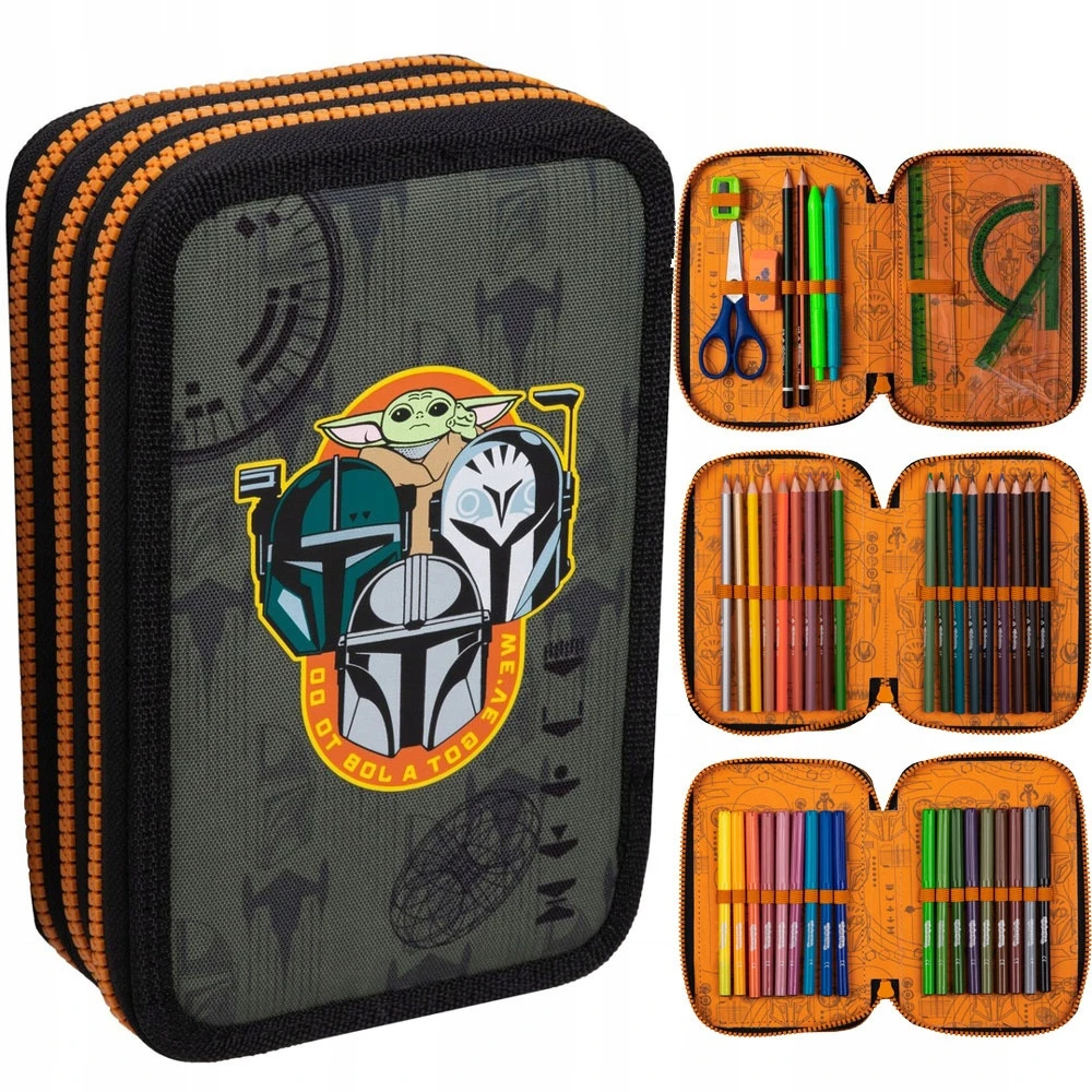 Cool Pack Coolpack Jumper 3 Disney Penalas potrójny su wyposażeniem Mandalorian