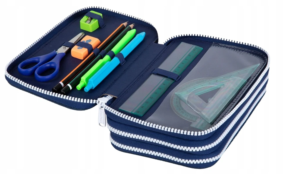 Cool Pack Forminis trijų skyrių penalas su priedais CoolPack Jumper 3 Cosmic