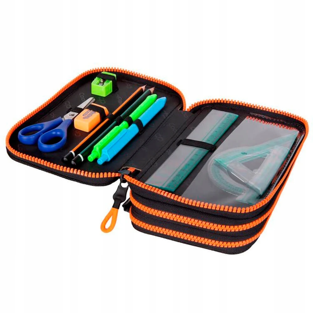 Cool Pack Forminis trijų skyrių penalas su priedais CoolPack Jumper 3 Badges Boys