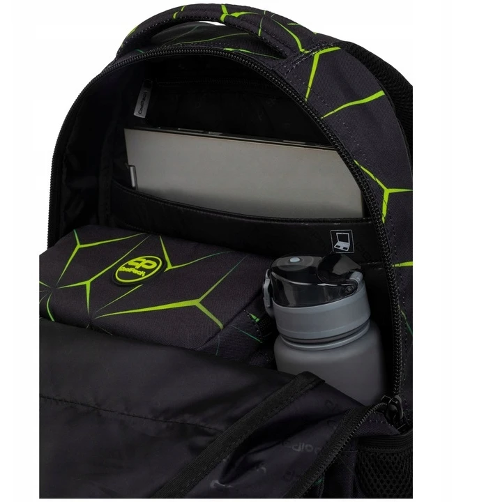 Cool Pack Kuprinė CoolPack Drafter Quake, juoda/geltona