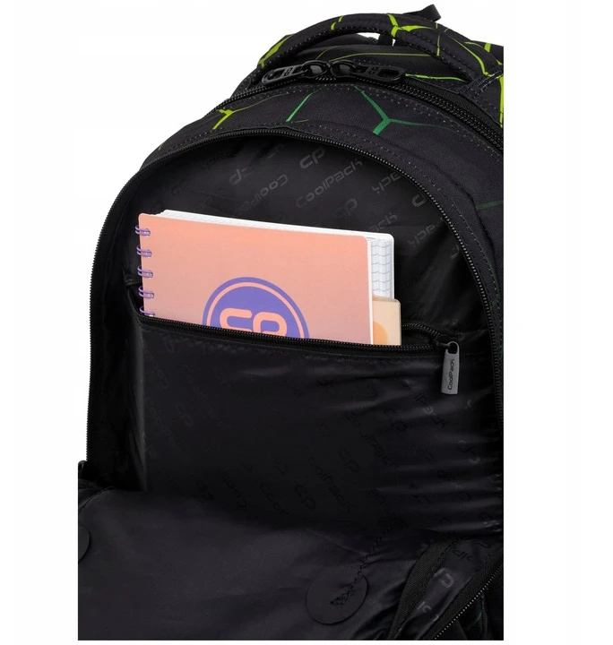 Cool Pack Kuprinė CoolPack Drafter Quake, juoda/geltona