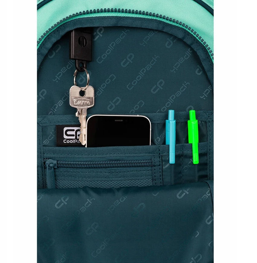 Cool Pack Coolpack mokyklinė kuprinė su daug skyrių, mėlyna, daugiaspalvė, 29 l