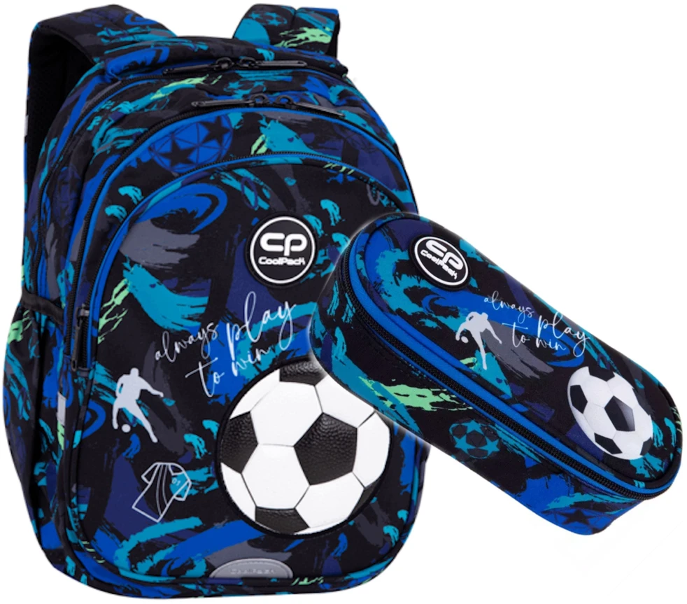 Cool Pack Coolpack plecak szkolny football navy 2w1 piŁka noŻna g