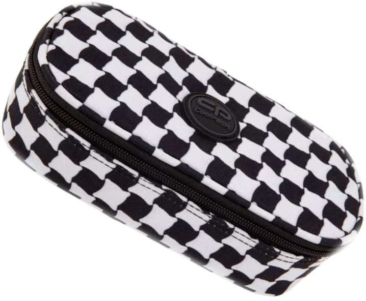 Cool Pack Coolpack plecak szkolny młodzieżowy pepitka 2w1 krata juoda-balta