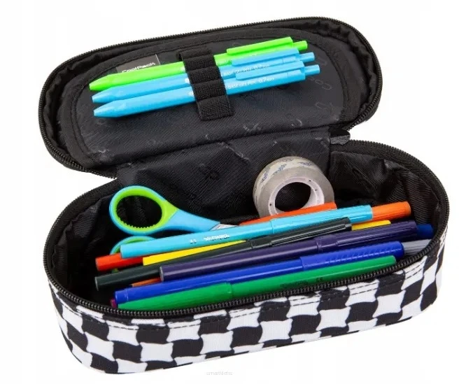 Cool Pack Coolpack plecak szkolny młodzieżowy pepitka 2w1 krata juoda-balta