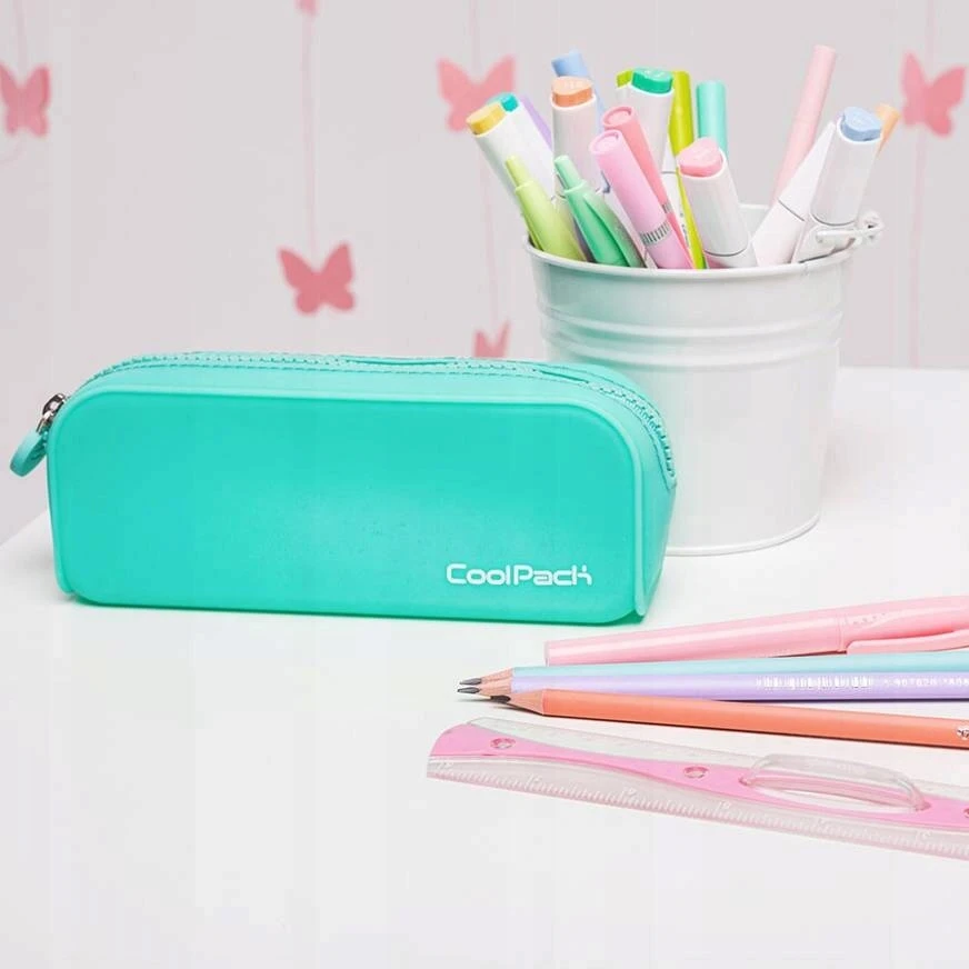 Cool Pack Coolpack silikoninis "tuba" rašiklinė, pastelinė rožinė, 1 skyrius
