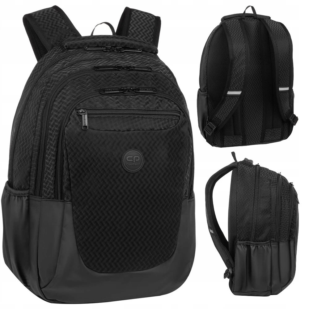Cool Pack Coolpack Soul plecakas jaunimui, juodas, 28l, su skyriumi nešiojamam kompiuteriui