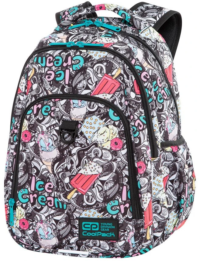 Cool Pack Mokyklinė kuprinė CoolPack Strike L Ice Kreminis