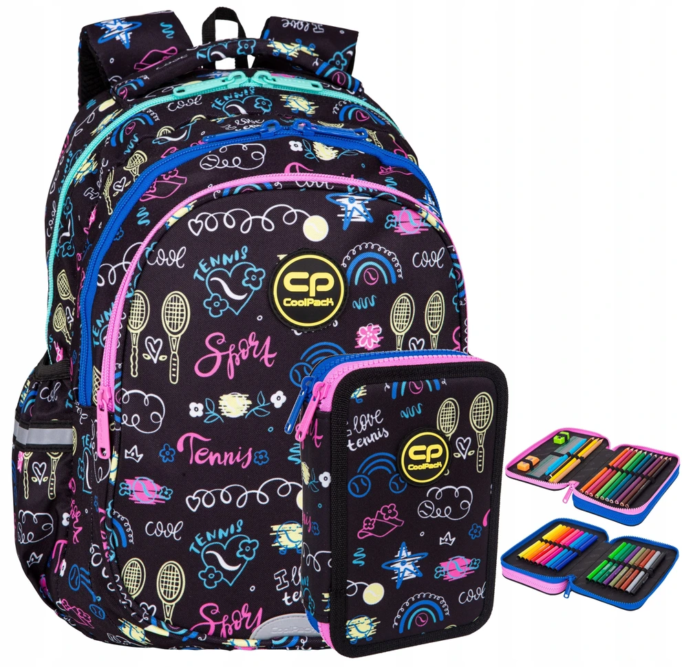 Cool Pack Coolpack "tennis Star" mergaičių kuprinė su penalų