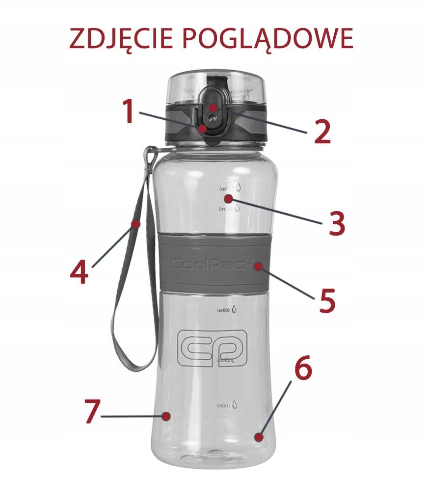 Patio Gertuvė COOL PACK iš tritano 550 ml, oranžinė