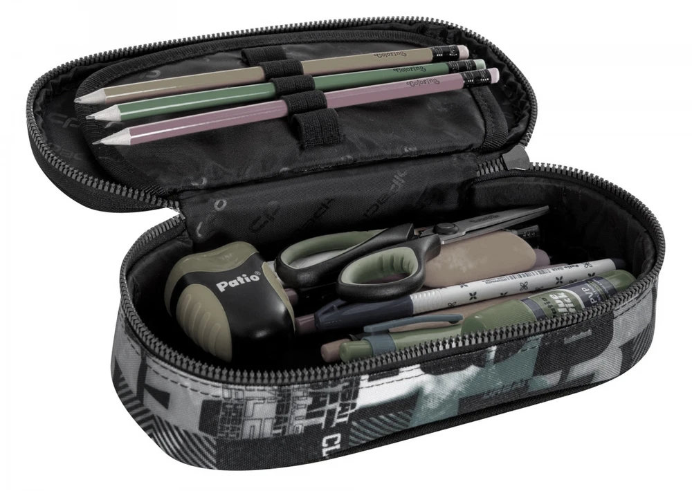 Cool Pack Dėklas su organizatoriumi Coolpack Campus – juodas kamufliažas