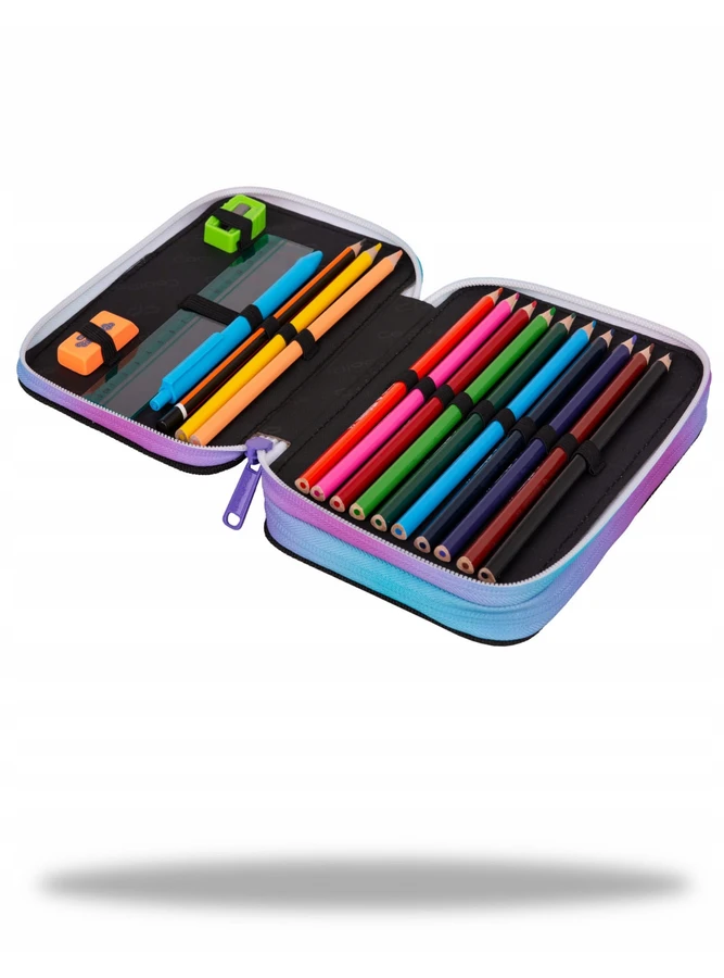 Cool Pack Double decker school pencil case with equipment CoolPack Jumper 2 Star Night