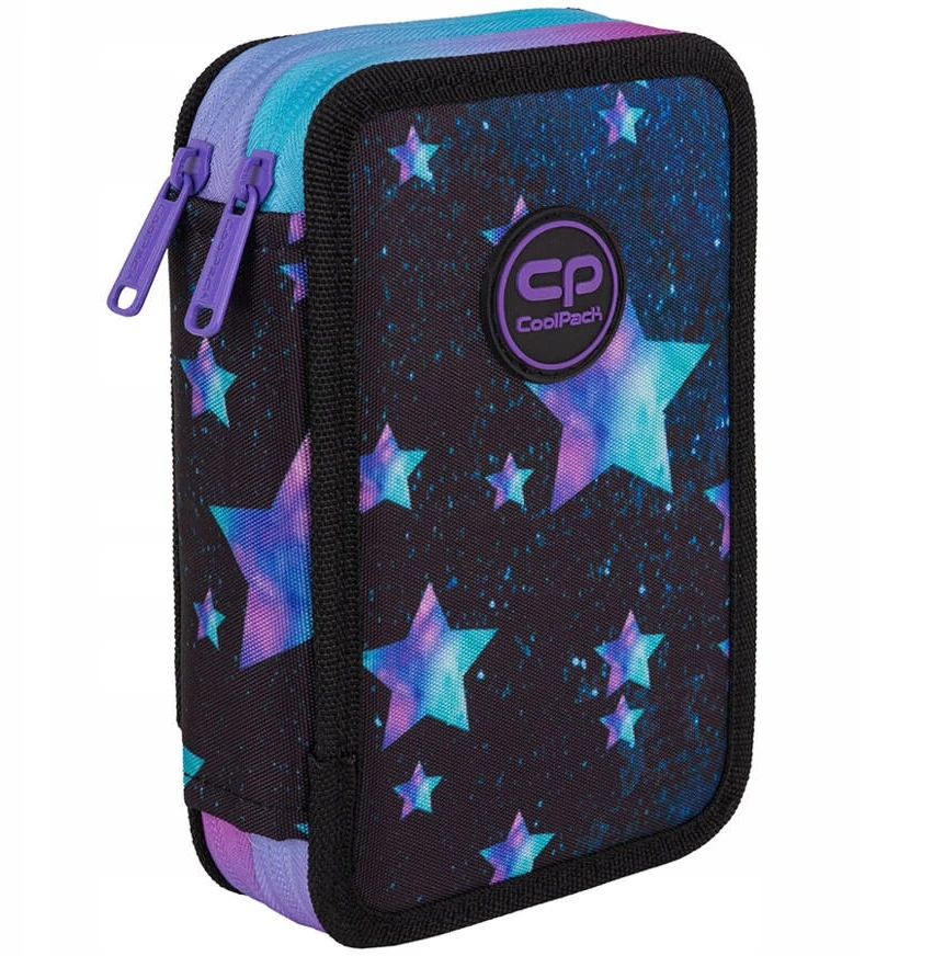Cool Pack Double decker school pencil case with equipment CoolPack Jumper 2 Star Night