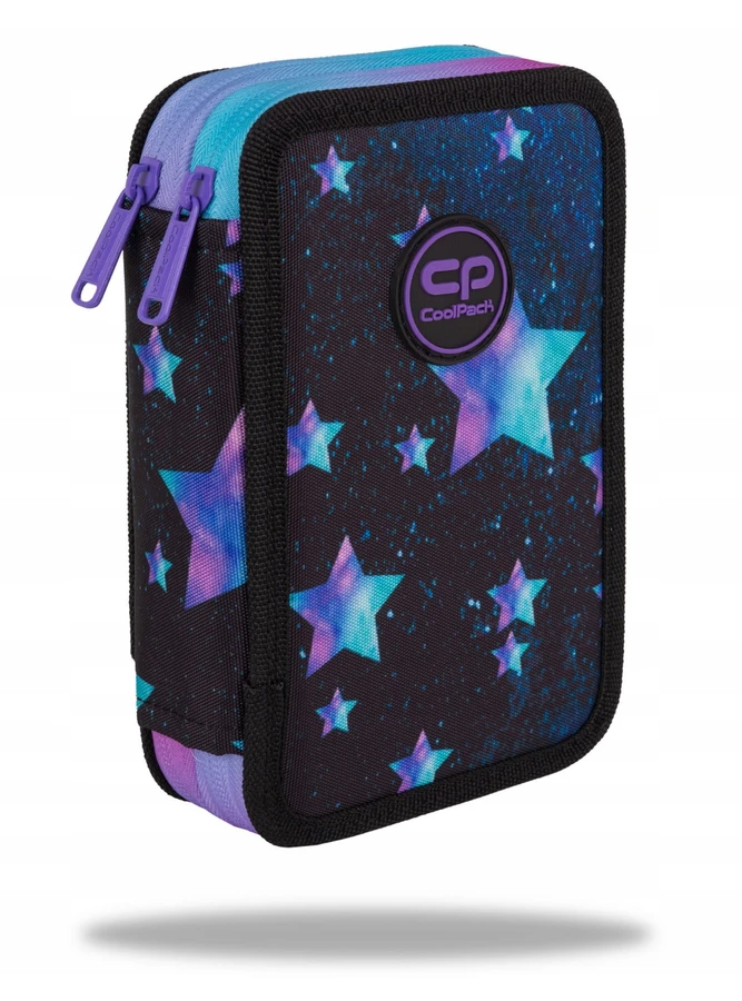 Cool Pack Double decker school pencil case with equipment CoolPack Jumper 2 Star Night