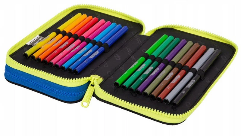 Cool Pack Dviejų skyrių penalas su priedais CoolPack