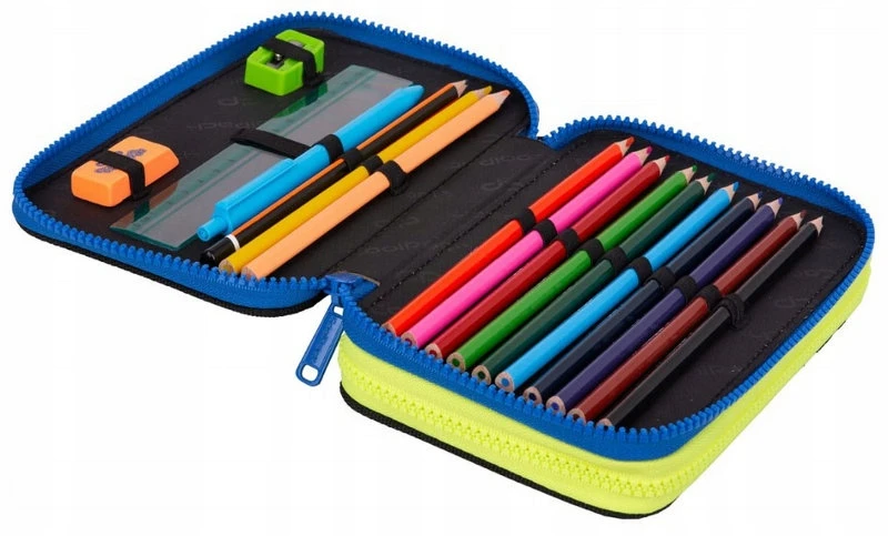Cool Pack Dviejų skyrių penalas su priedais CoolPack