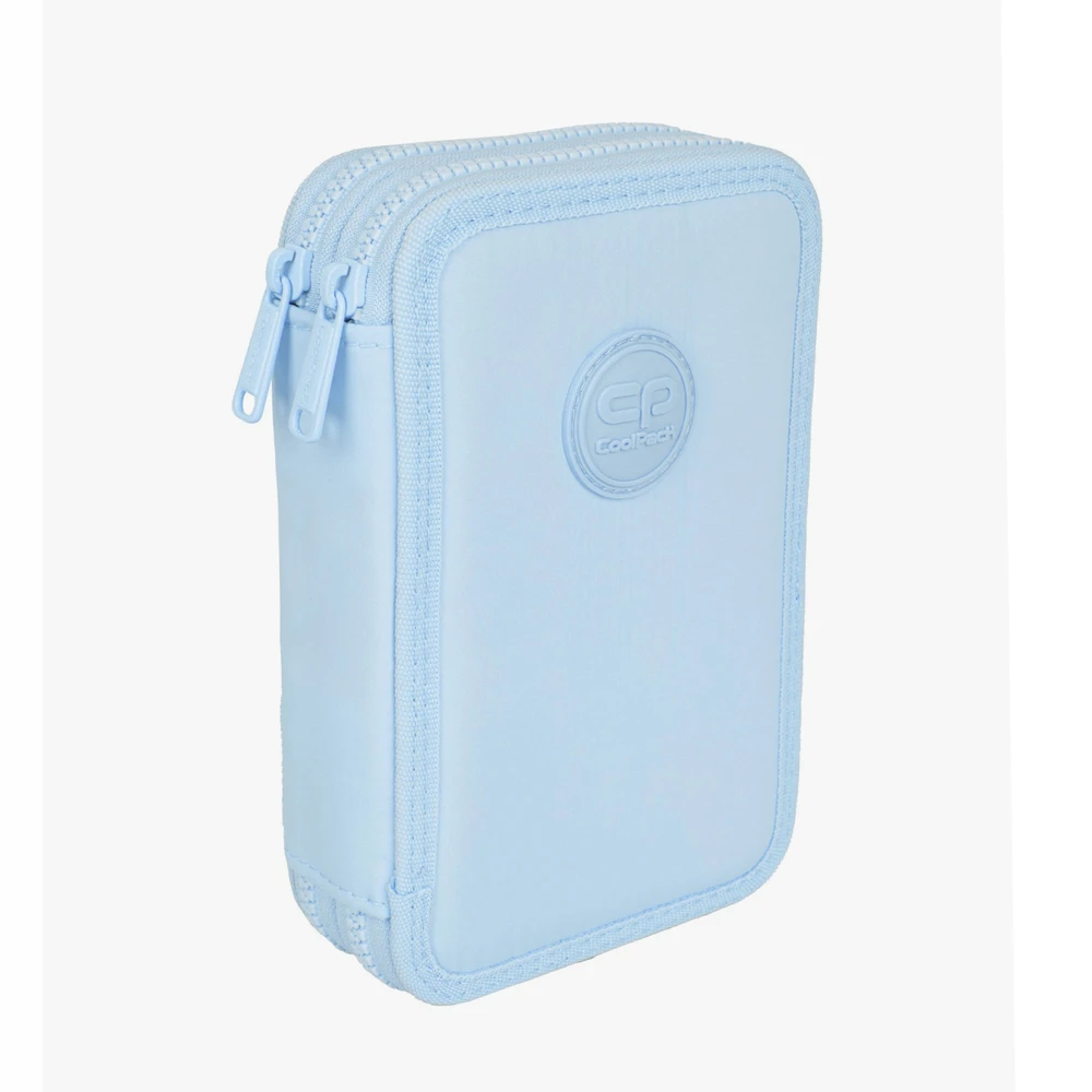 Cool Pack Dviejų skyrių stilizuotas pieštukinės dėklas, CoolPack, pastelinės pudros mėlynos spalvos