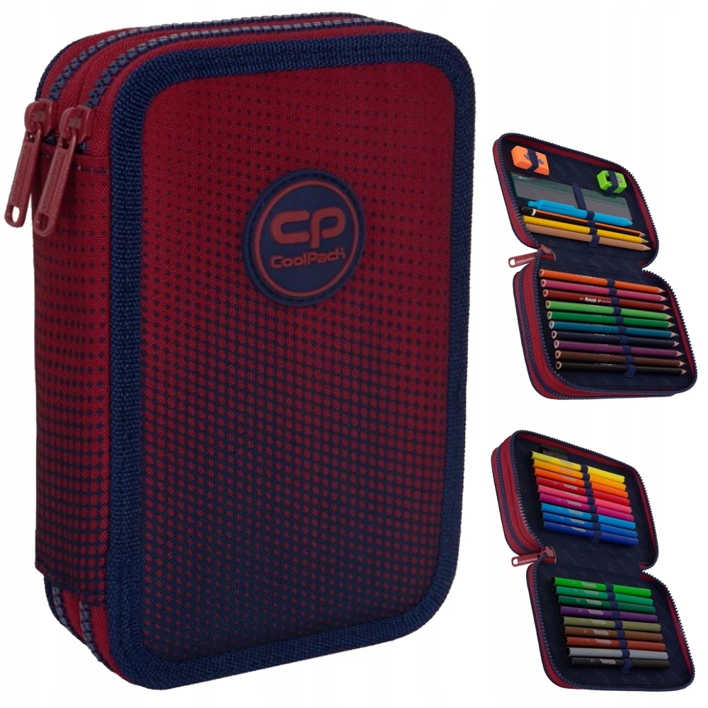 Cool Pack Forminis dviejų skyrių penalas su priedais CoolPack Jumper 2 Gradient Costa