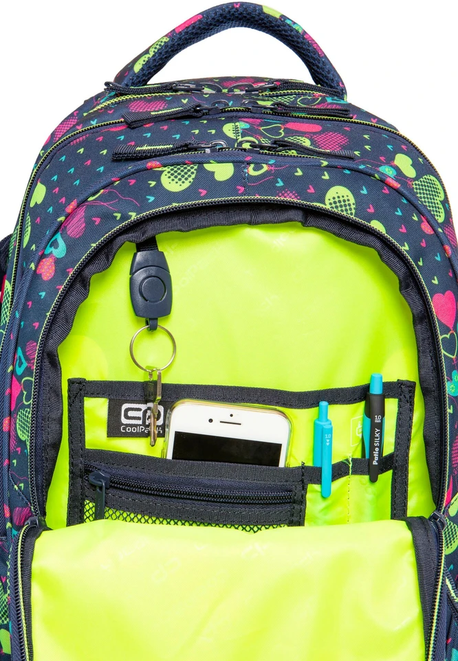 Cool Pack Kuprinė CoolPack Factor Lime Hearts NP
