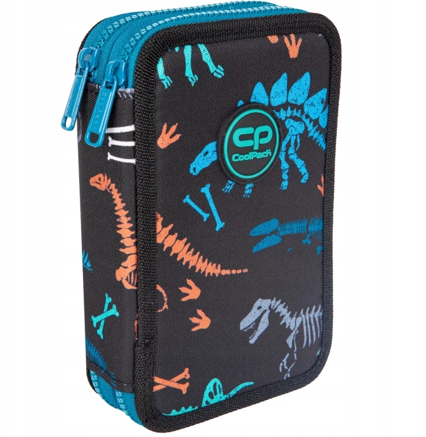 Cool Pack Forminis dviejų skyrių penalas su priedais CoolPack Jumper 2 Fossil F066700