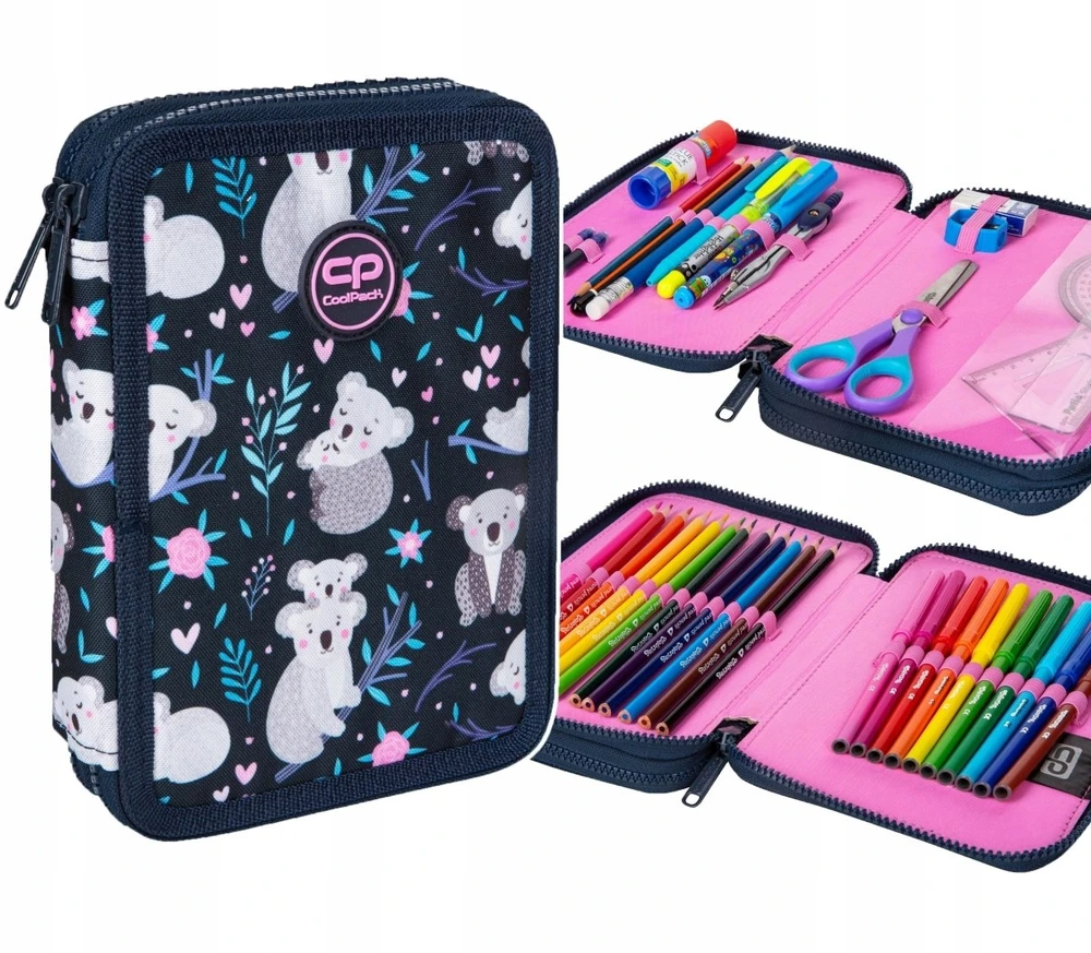 Cool Pack Forminis dviejų skyrių penalas su priedais CoolPack Jumper XL Dreaming Koala