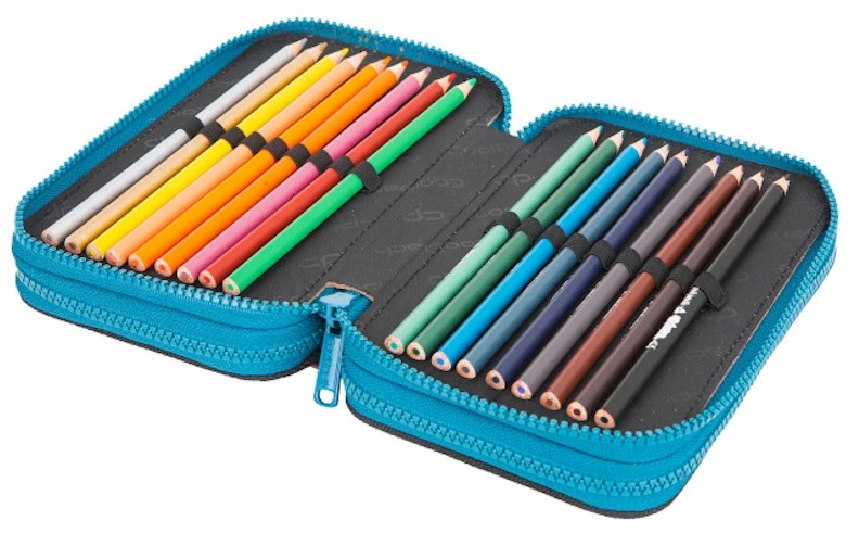 Cool Pack Forminis trijų skyrių penalas su priedais CoolPack Jumper 3 Fossil F067700