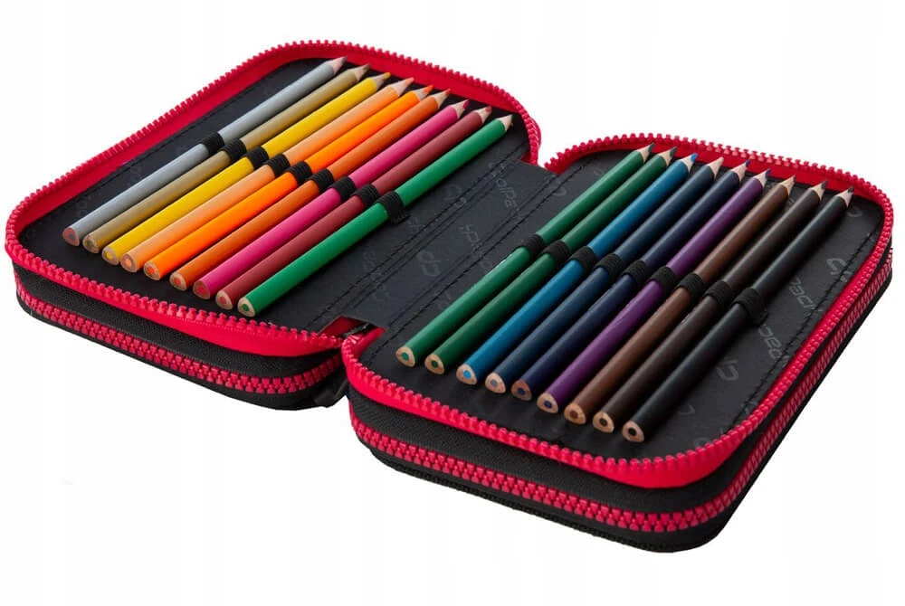 Cool Pack Forminis trijų skyrių penalas su priedais CoolPack Jumper 3 Badges B Mėlyna