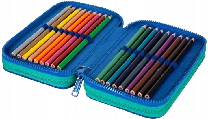Cool Pack Forminis trijų skyrių penalas su priedais CoolPack Jumper 3 Gradient Ocean