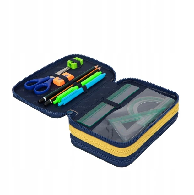 Cool Pack Forminis trijų skyrių penalas su priedais CoolPack Jumper 3 Pucci F067699