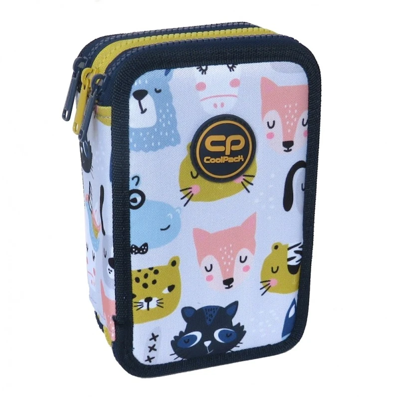 Cool Pack Forminis trijų skyrių penalas su priedais CoolPack Jumper 3 Pucci F067699