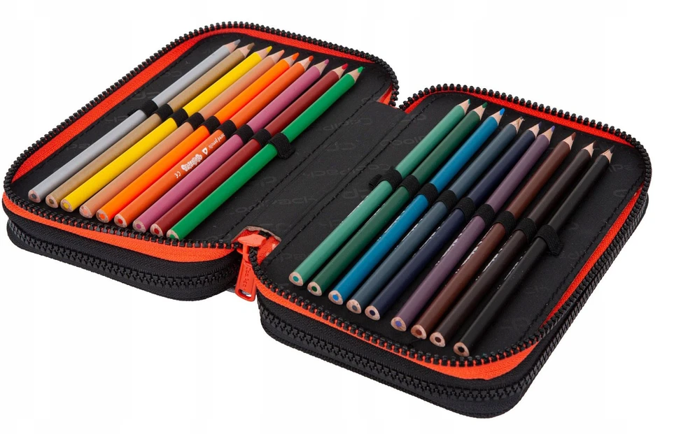 Cool Pack Forminis trijų skyrių penalas su priedais CoolPack Jumper 3 Pilkas ball F067710