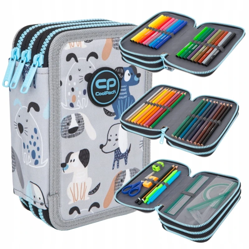 Cool Pack Penalas CoolPack, 20 cm x 13 cm, pilka/įvairių spalvų