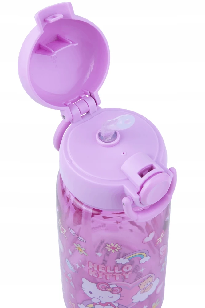 Gertuvė Cool Pack Hello Kitty Bidon 600 ml butelka na wodę słomka light pink Coolpack